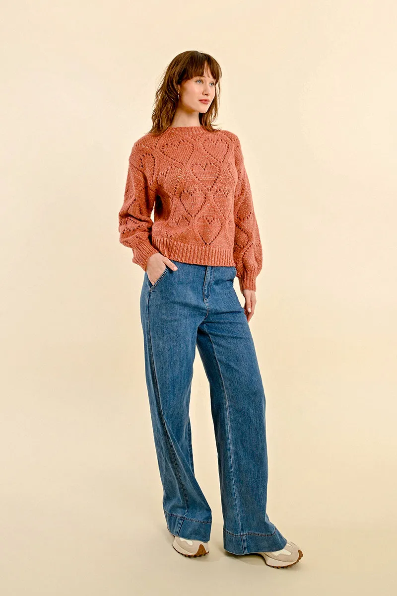 Terracotta Knit Sweater