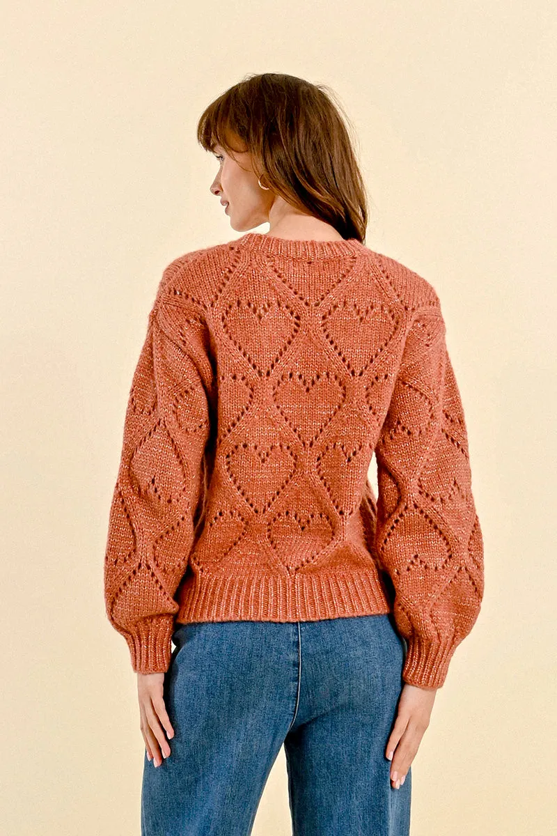 Terracotta Knit Sweater