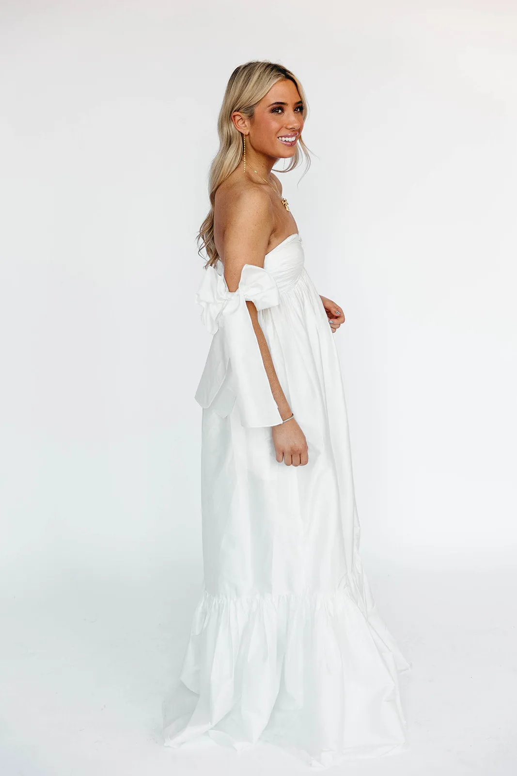The Emma Maxi Dress - White