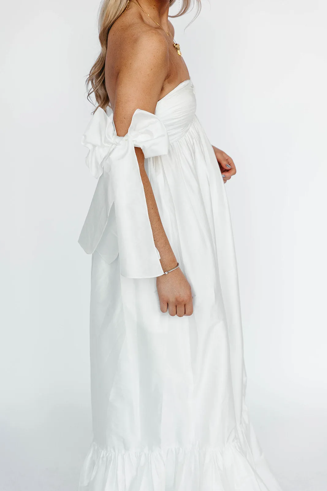 The Emma Maxi Dress - White
