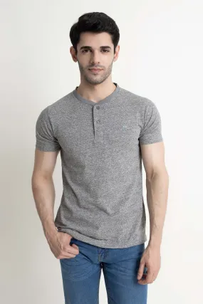 The Grey Chain Yarn Henley