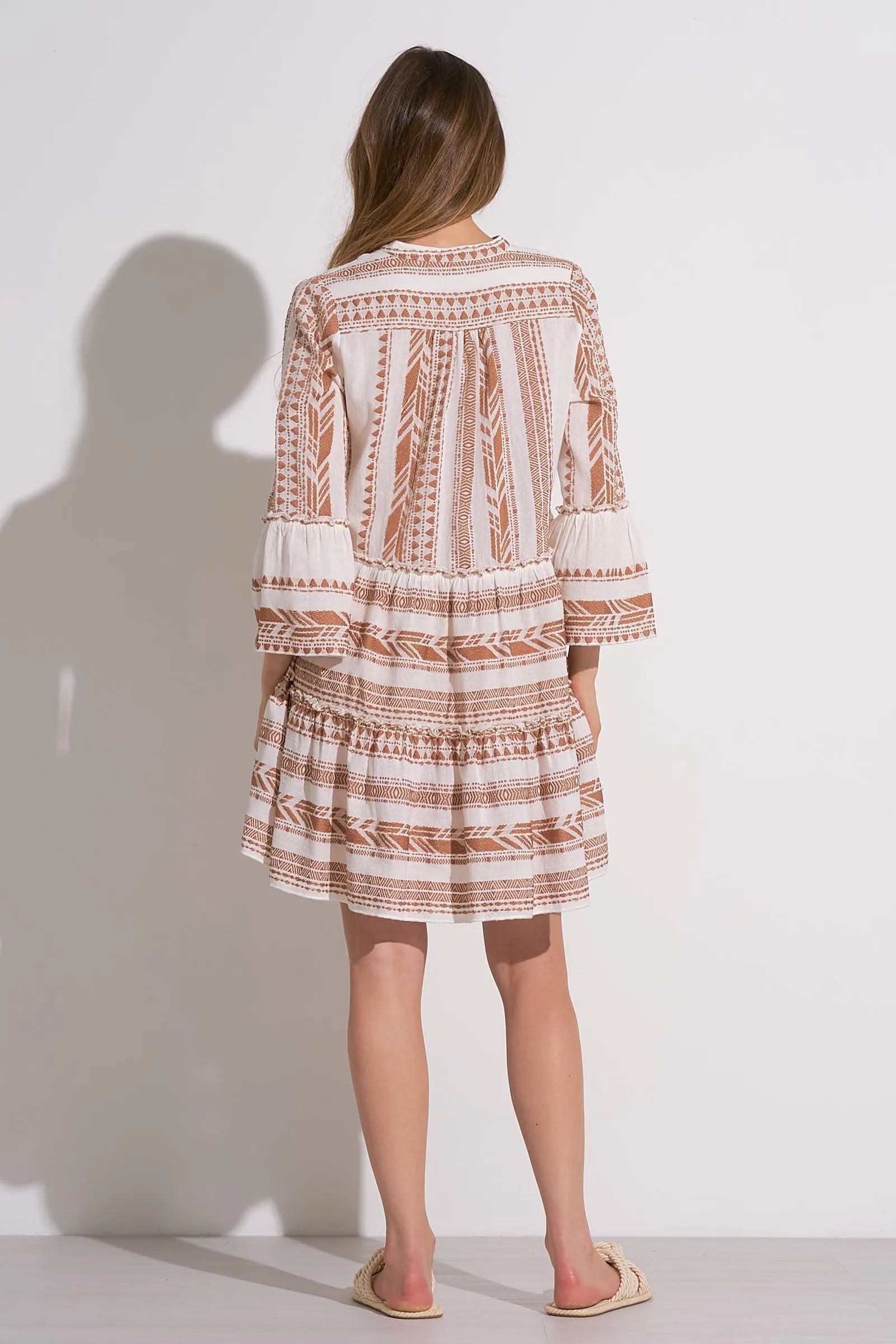 The Zariah Printed Babydoll Dress
