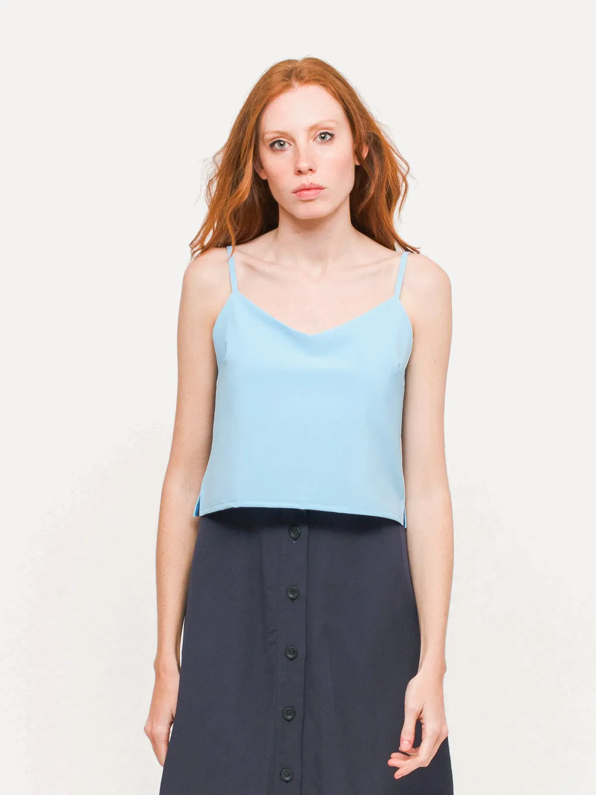 Top Layer Up Tank - Vivid Blue