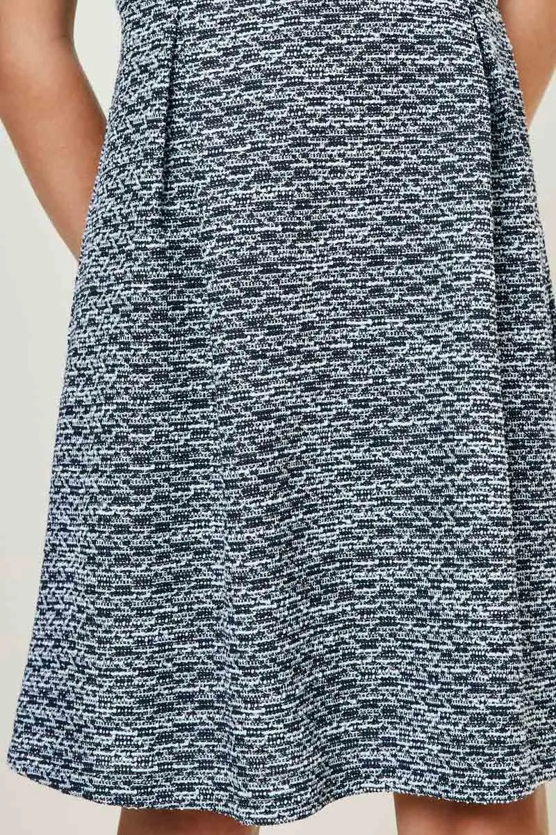 Tweed Babydoll Mini Dress