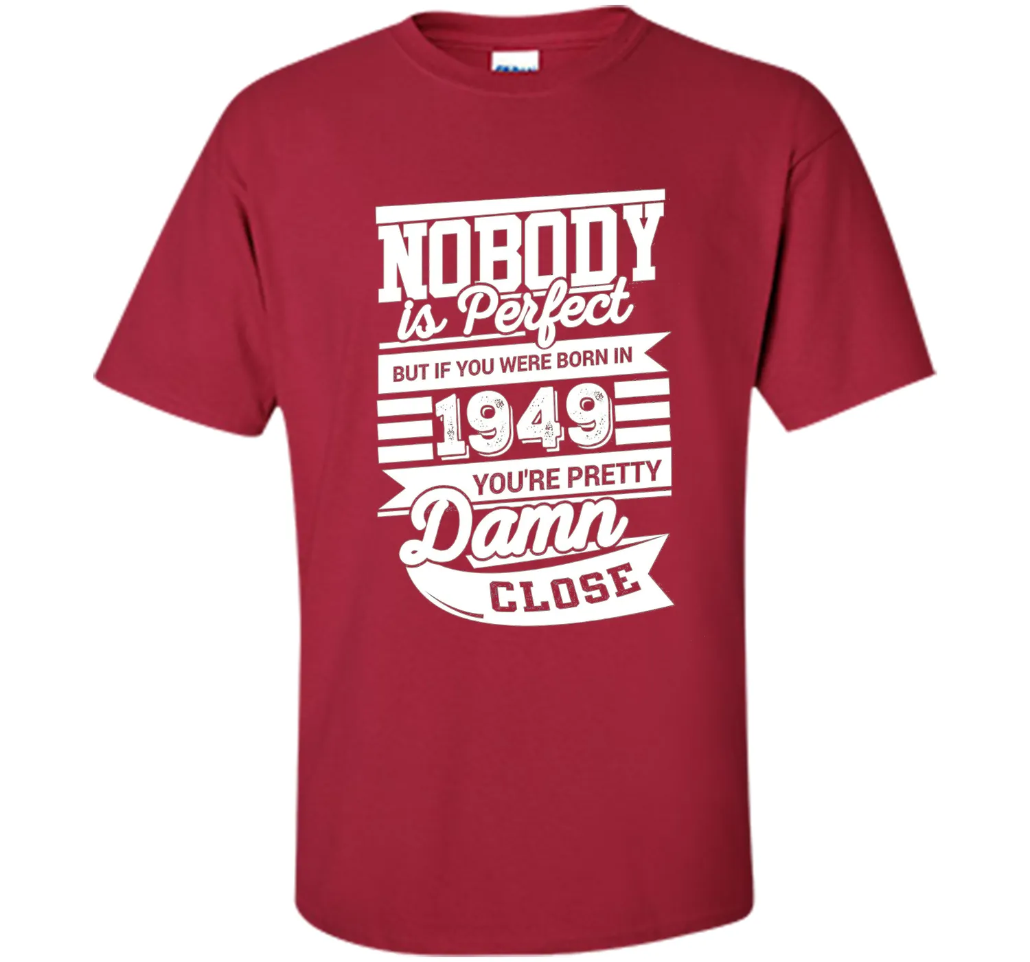 Vintage 1949 Tshirt for Women/Men. Great Gift For Birthday