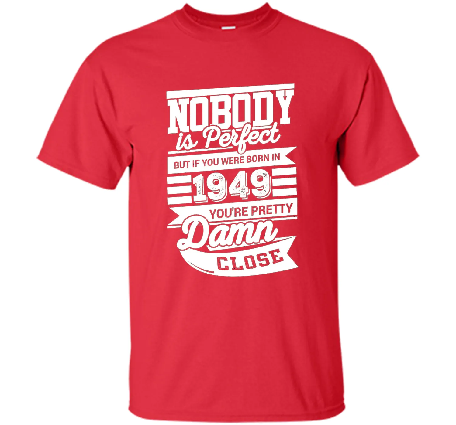 Vintage 1949 Tshirt for Women/Men. Great Gift For Birthday