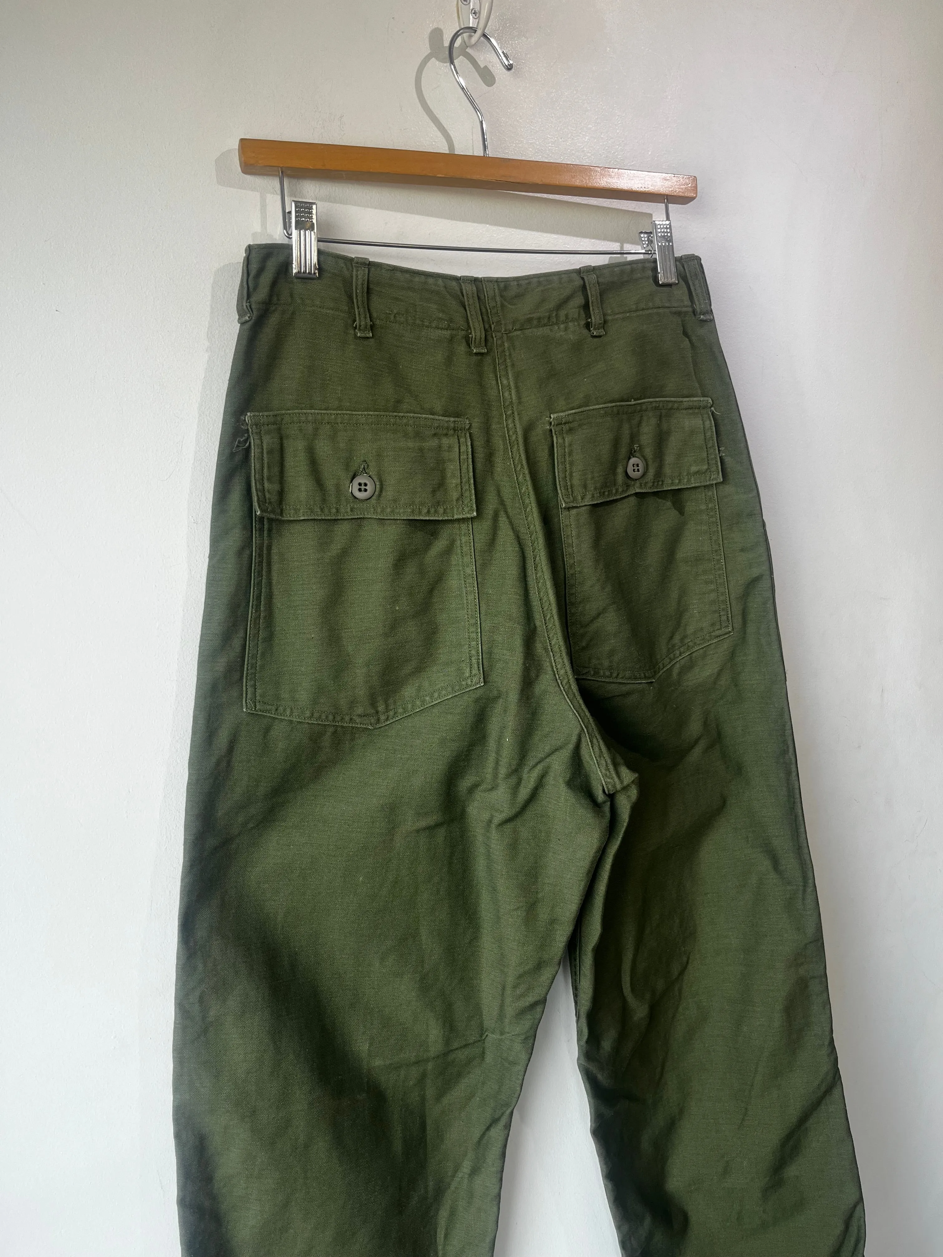 Vintage Green Army Pants 28X32