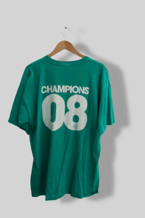 Vintage Green Gildan graphics with champions 08 crest at the back mens XL tees