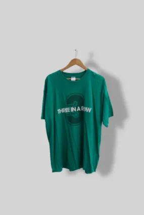 Vintage Green Gildan graphics with champions 08 crest at the back mens XL tees
