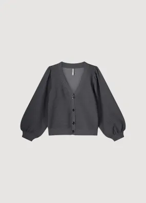 Waffle Cardigan in Cloud