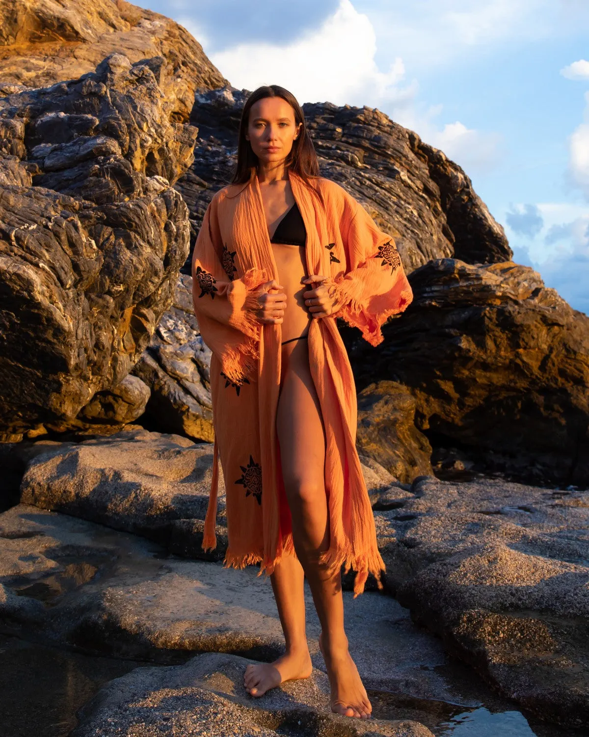 Wheel of Life Kimono Robe