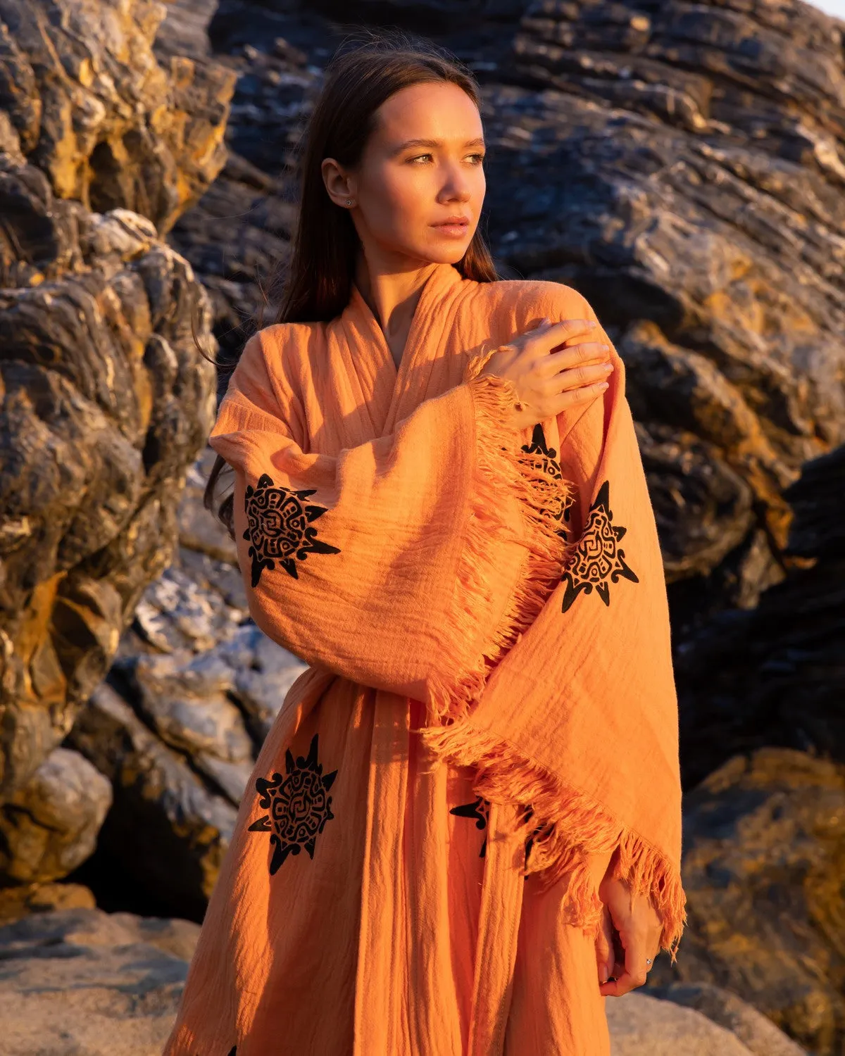 Wheel of Life Kimono Robe