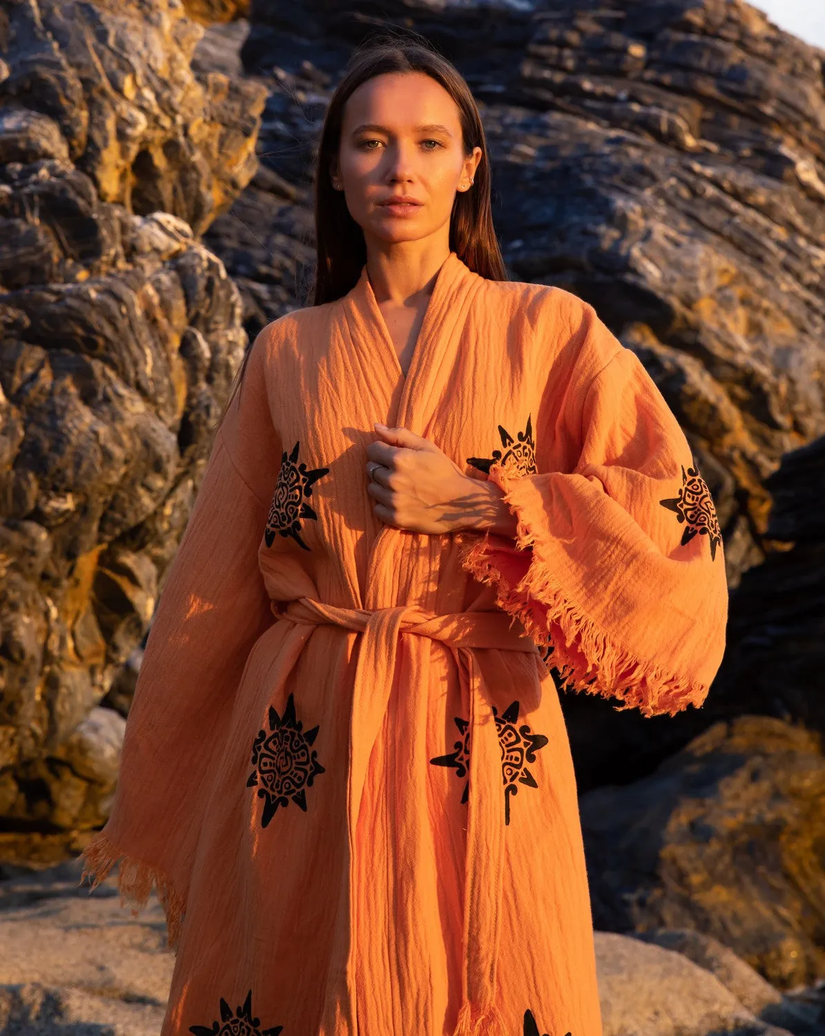 Wheel of Life Kimono Robe