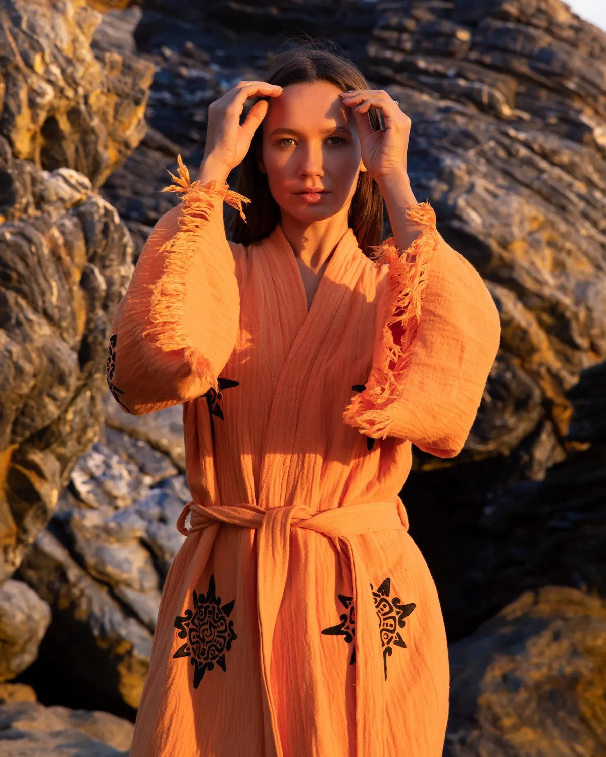 Wheel of Life Kimono Robe