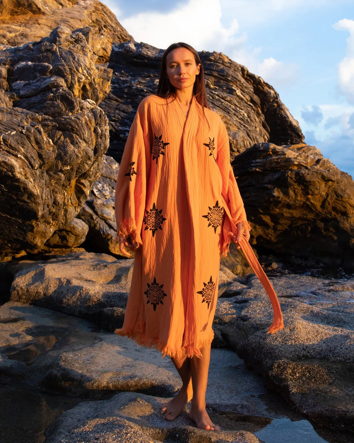 Wheel of Life Kimono Robe