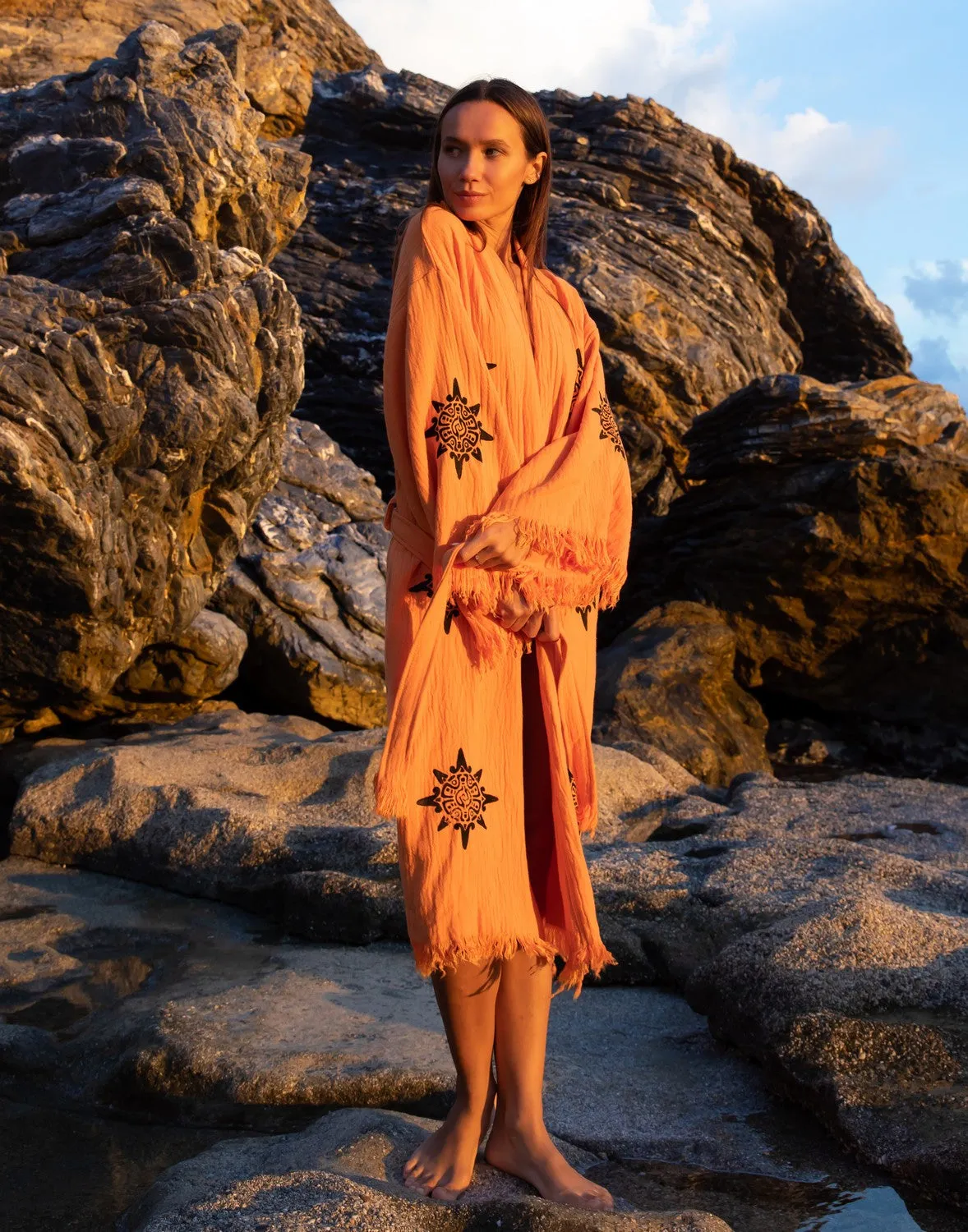 Wheel of Life Kimono Robe
