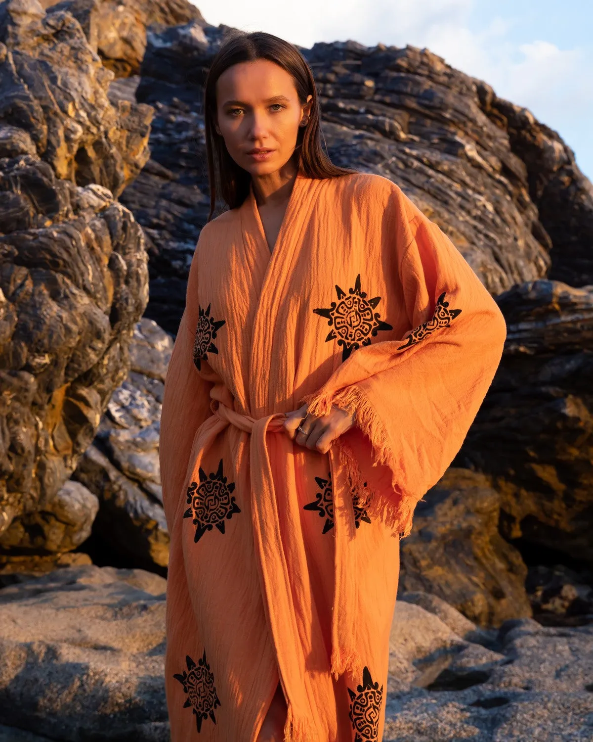 Wheel of Life Kimono Robe