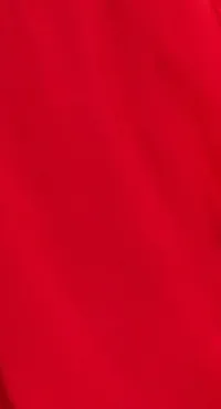 Women's Midi Wrap Dress in Red with Short Puff Sleeves - Elegant Design for Any Occasion by Liquorish