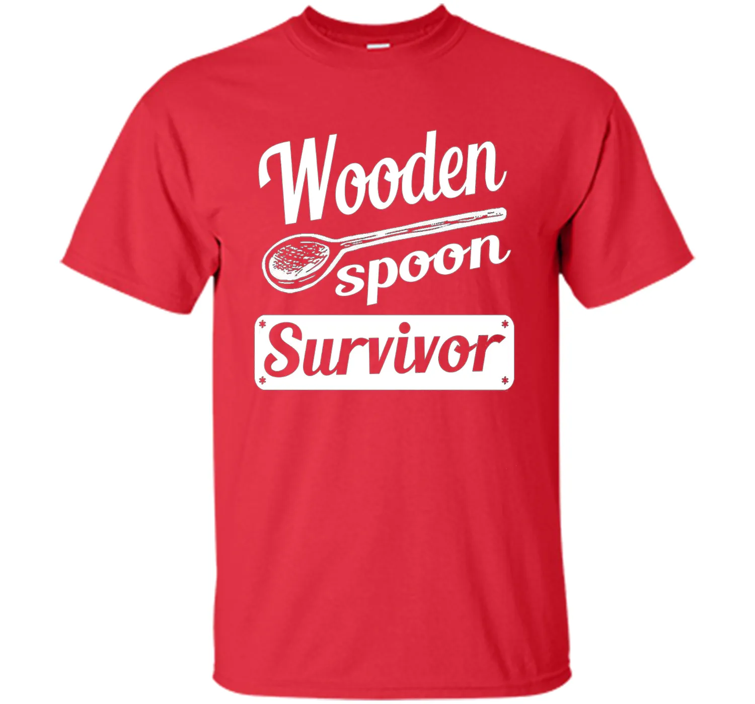 Wooden Spoon Survivor Funny t-shirt