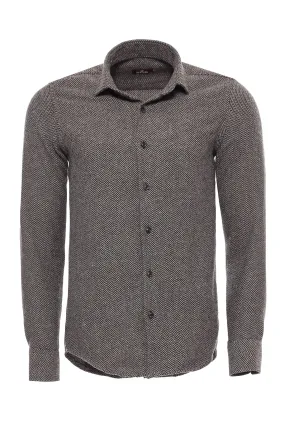 WSS Brown Plaid Lumberjack Shirt  - Singen